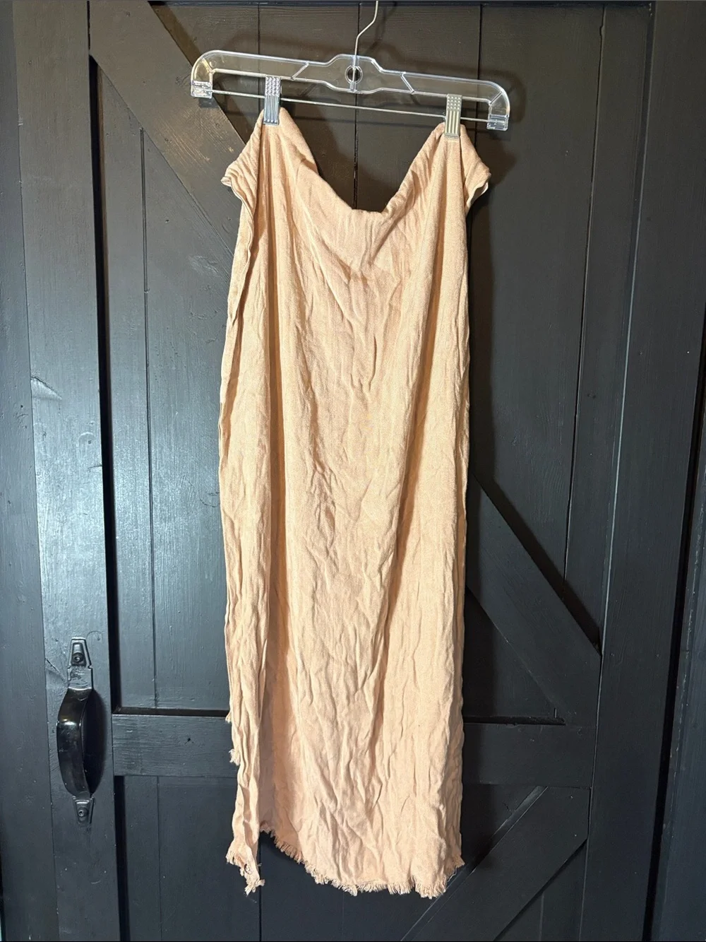 Calvin Klein Peach Lightweight Long Wrap